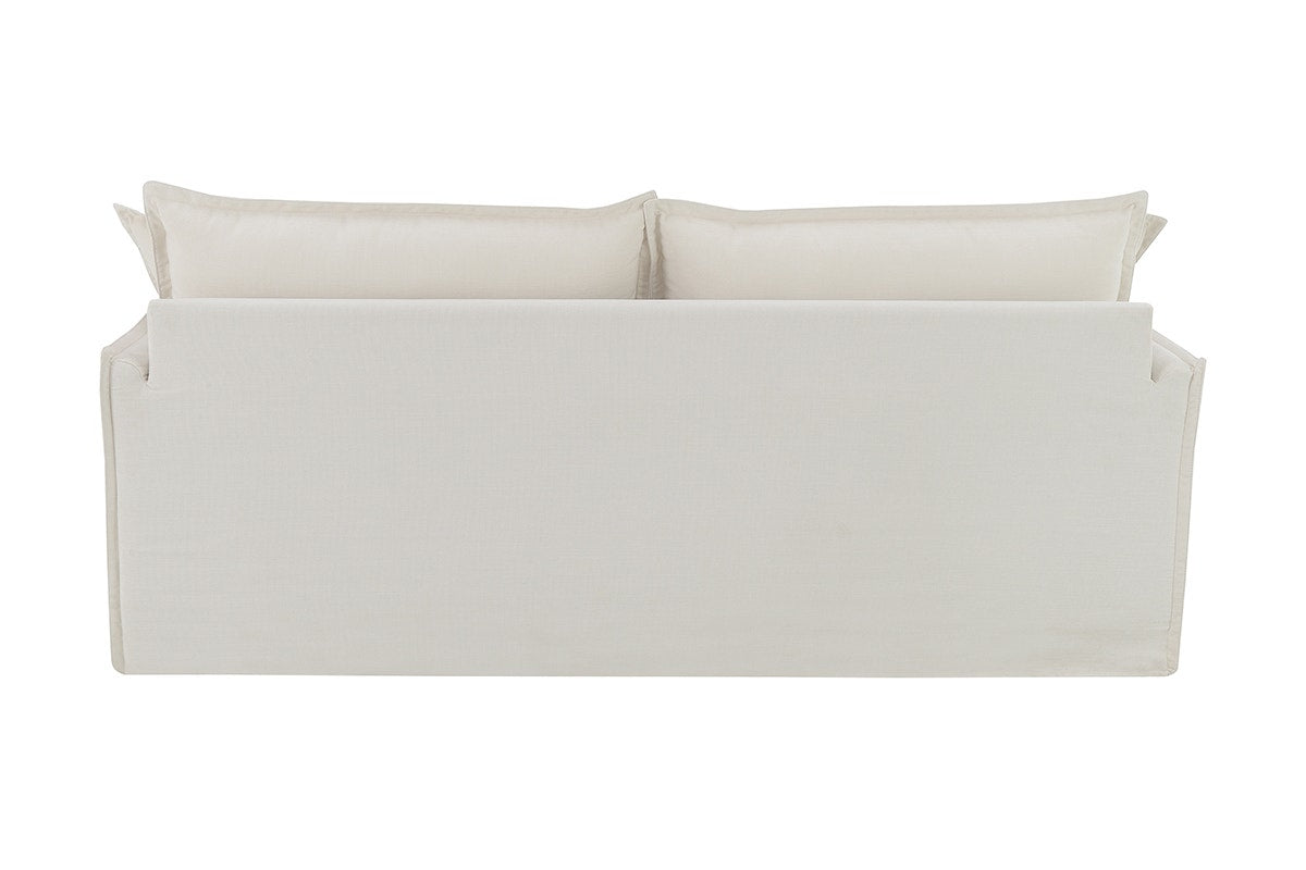 Brosa Cushy 3 Seater Sofa Bed with Ottoman (Cream)