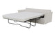 Brosa Cushy 3 Seater Sofa Bed with Ottoman (Cream)