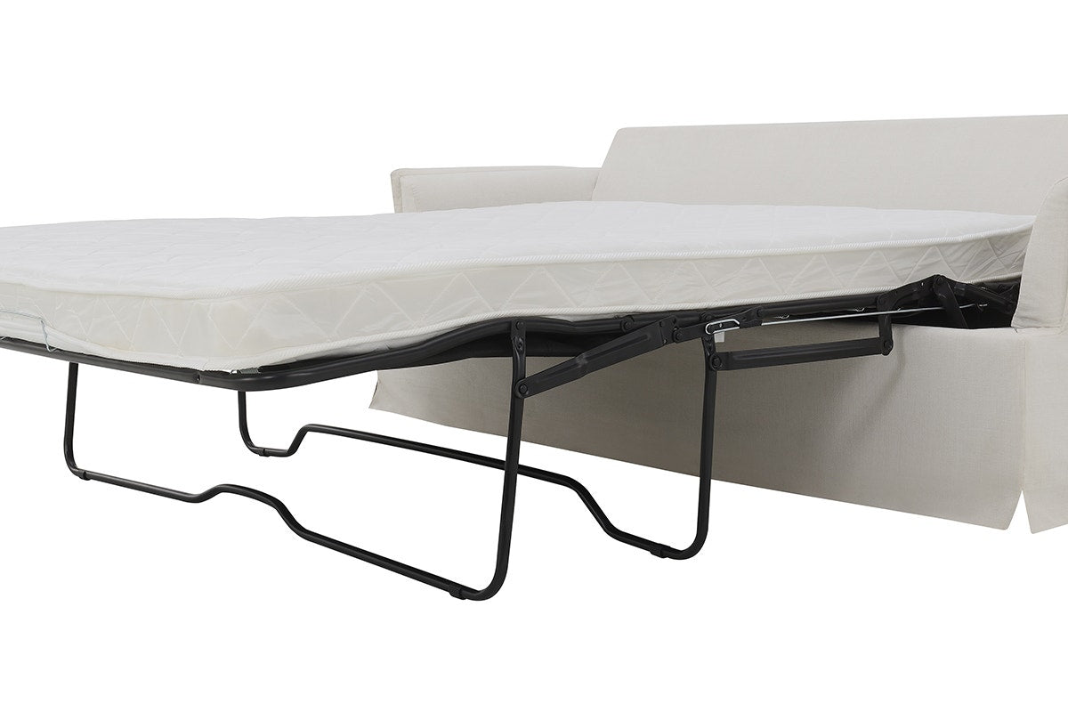 Brosa Cushy 3 Seater Sofa Bed with Ottoman (Cream)