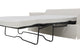 Brosa Cushy 3 Seater Sofa Bed with Ottoman (Cream)