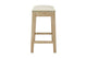 Set of 2 Brosa Fleur Backless Counter Stools (Cream)