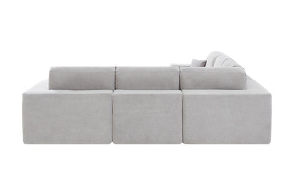 Brosa Formé 4 Seater Compressed Modular Sofa (Grey)