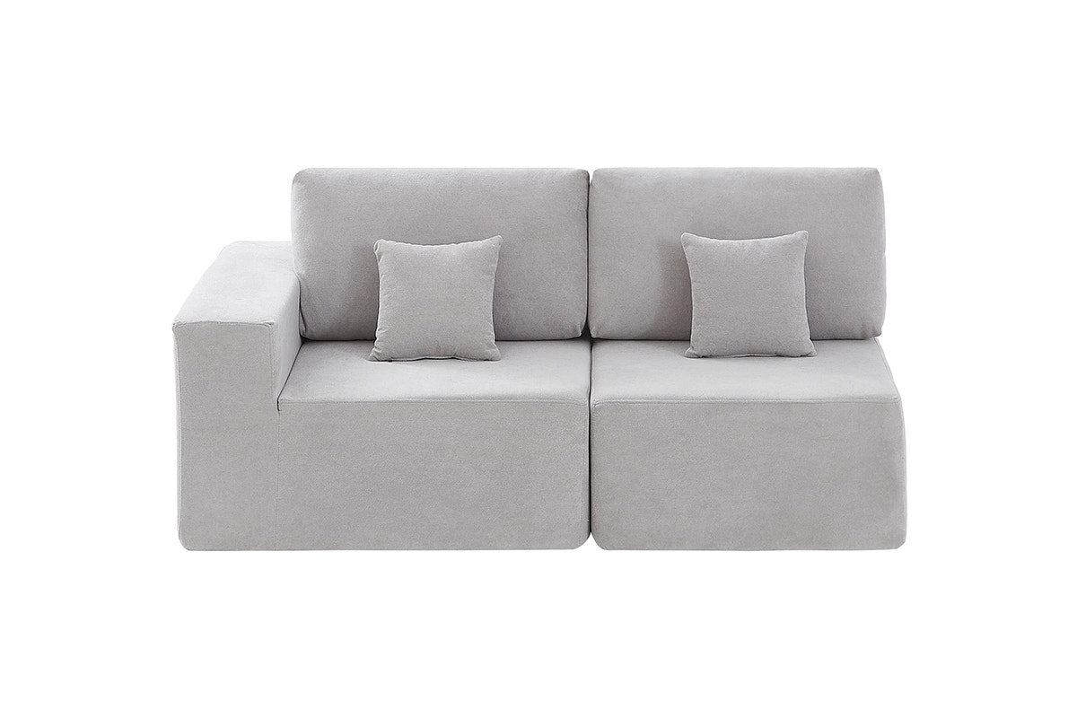 Brosa Formé 4 Seater Compressed Modular Sofa (Grey)