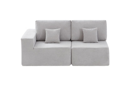 Brosa Formé 4 Seater Compressed Modular Sofa (Grey)