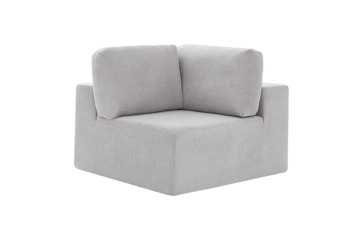 Brosa Formé 4 Seater Compressed Modular Sofa (Grey)