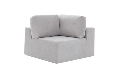 Brosa Formé 4 Seater Compressed Modular Sofa (Grey)