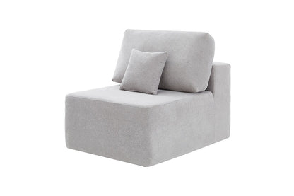 Brosa Formé 4 Seater Compressed Modular Sofa (Grey)
