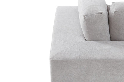 Brosa Formé 4 Seater Compressed Modular Sofa (Grey)