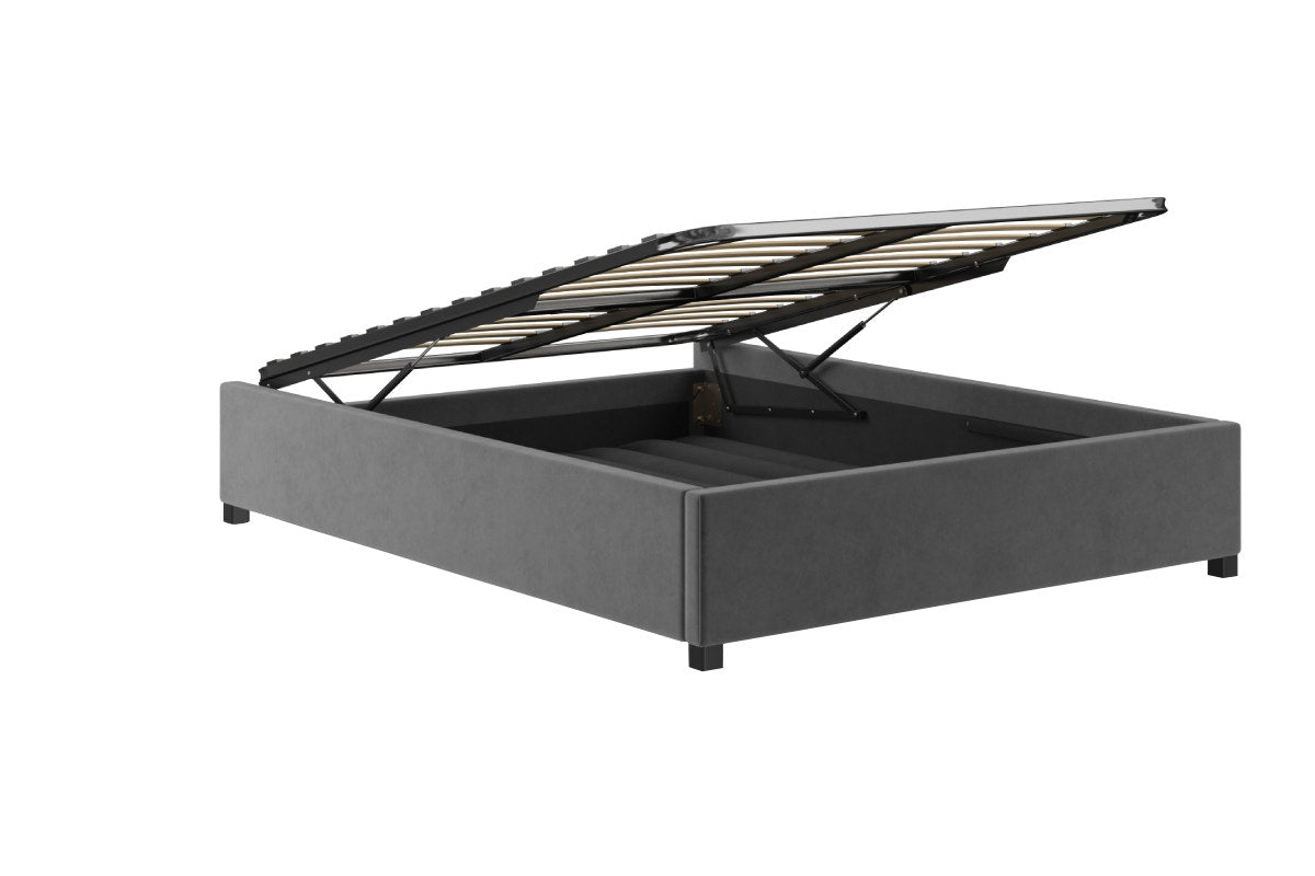 Brosa Gaslift Bed Frame (Cosmic Anthracite, Queen)