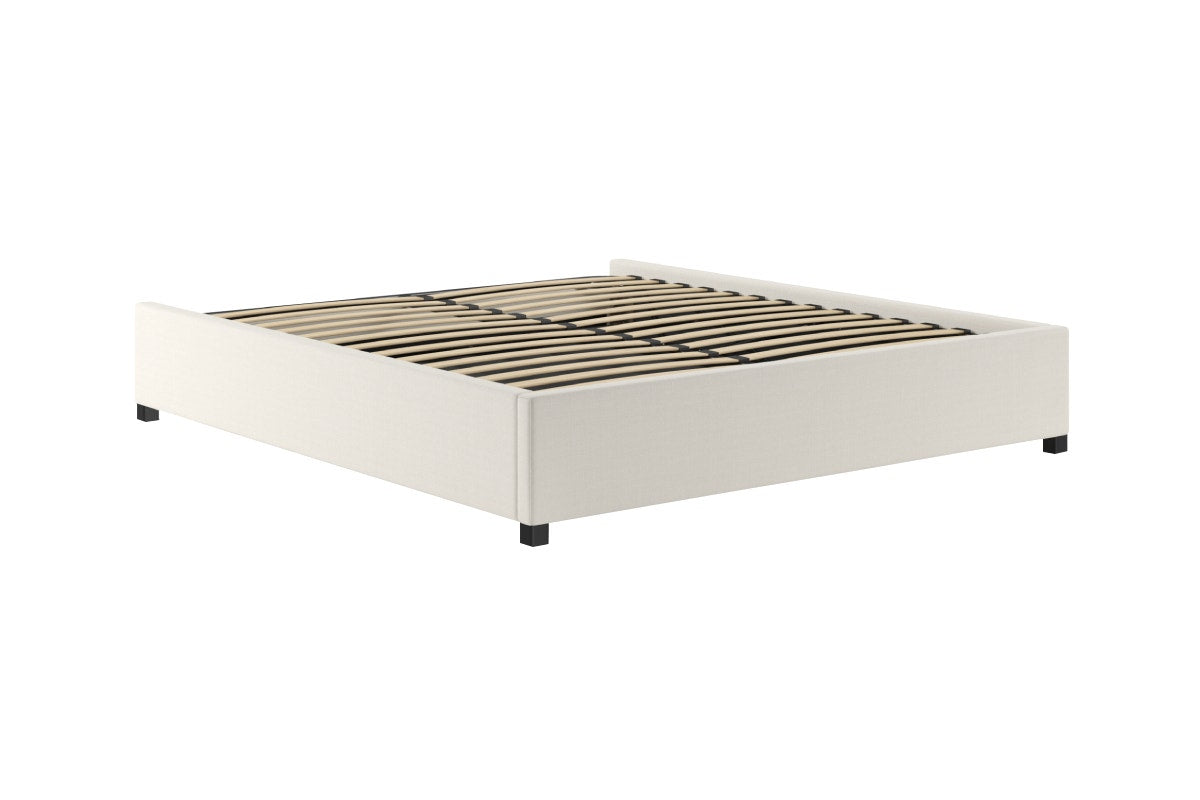 Brosa Gaslift Bed Frame (Classic Cream, King)