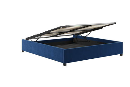 Brosa Gaslift Bed Frame (Ocean Blue, King)