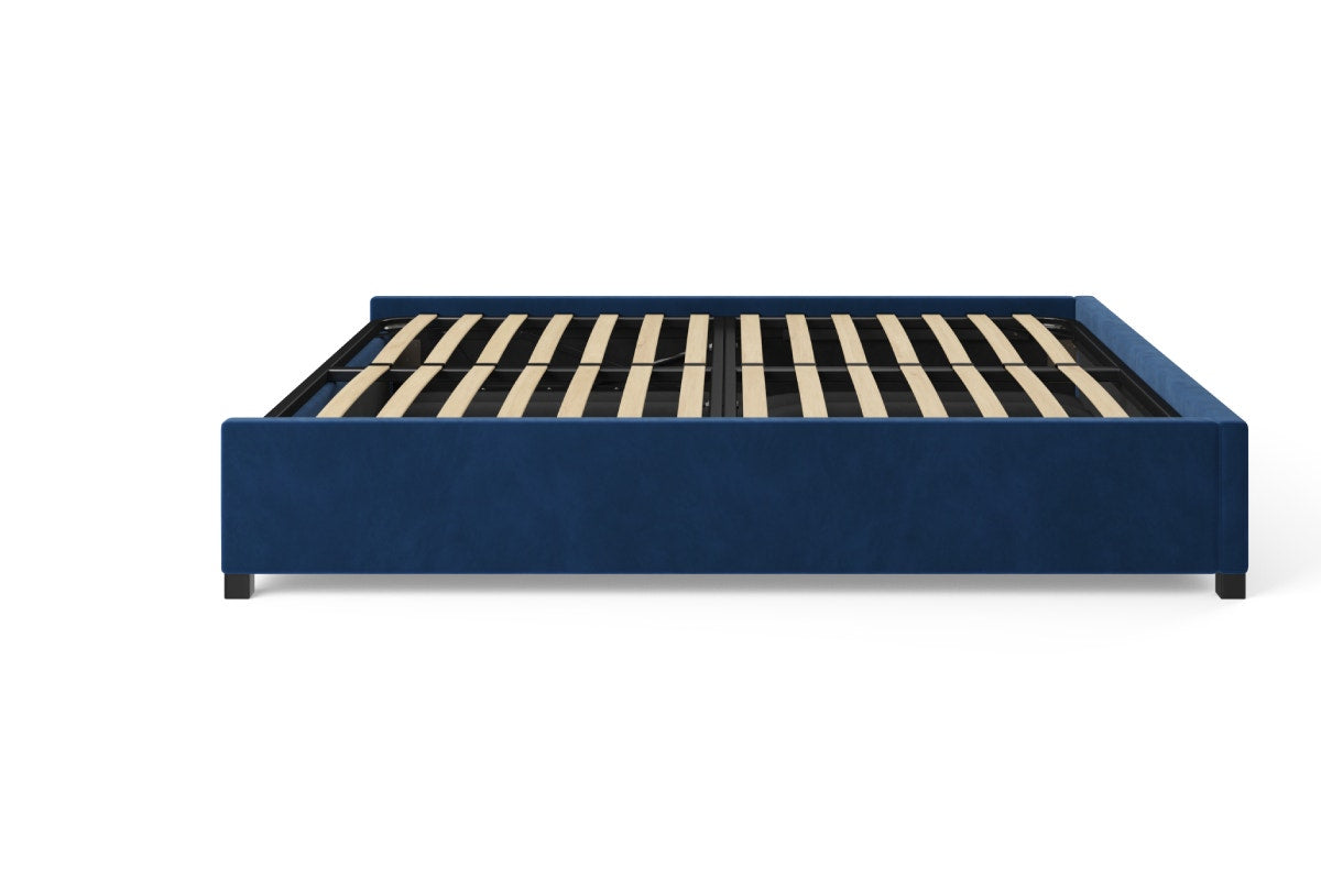 Brosa Gaslift Bed Frame (Ocean Blue, King)