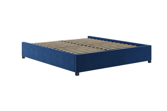 Brosa Gaslift Bed Frame (Ocean Blue, King)