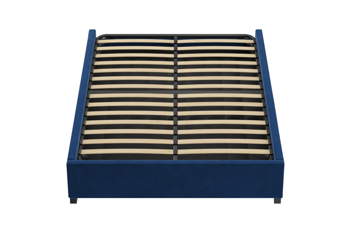 Brosa Gaslift Bed Frame - Ocean Blue; Queen