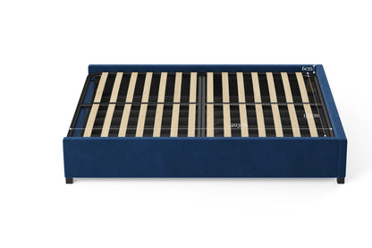 Brosa Gaslift Bed Frame - Ocean Blue; Queen