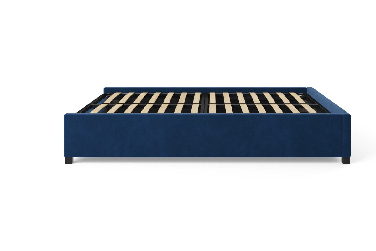 Brosa Gaslift Bed Frame - Ocean Blue; Queen