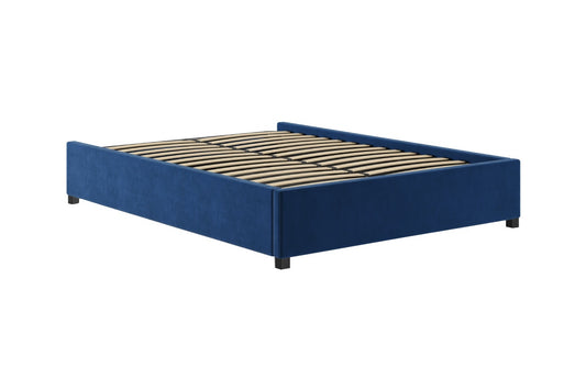 Brosa Gaslift Bed Frame - Ocean Blue; Queen