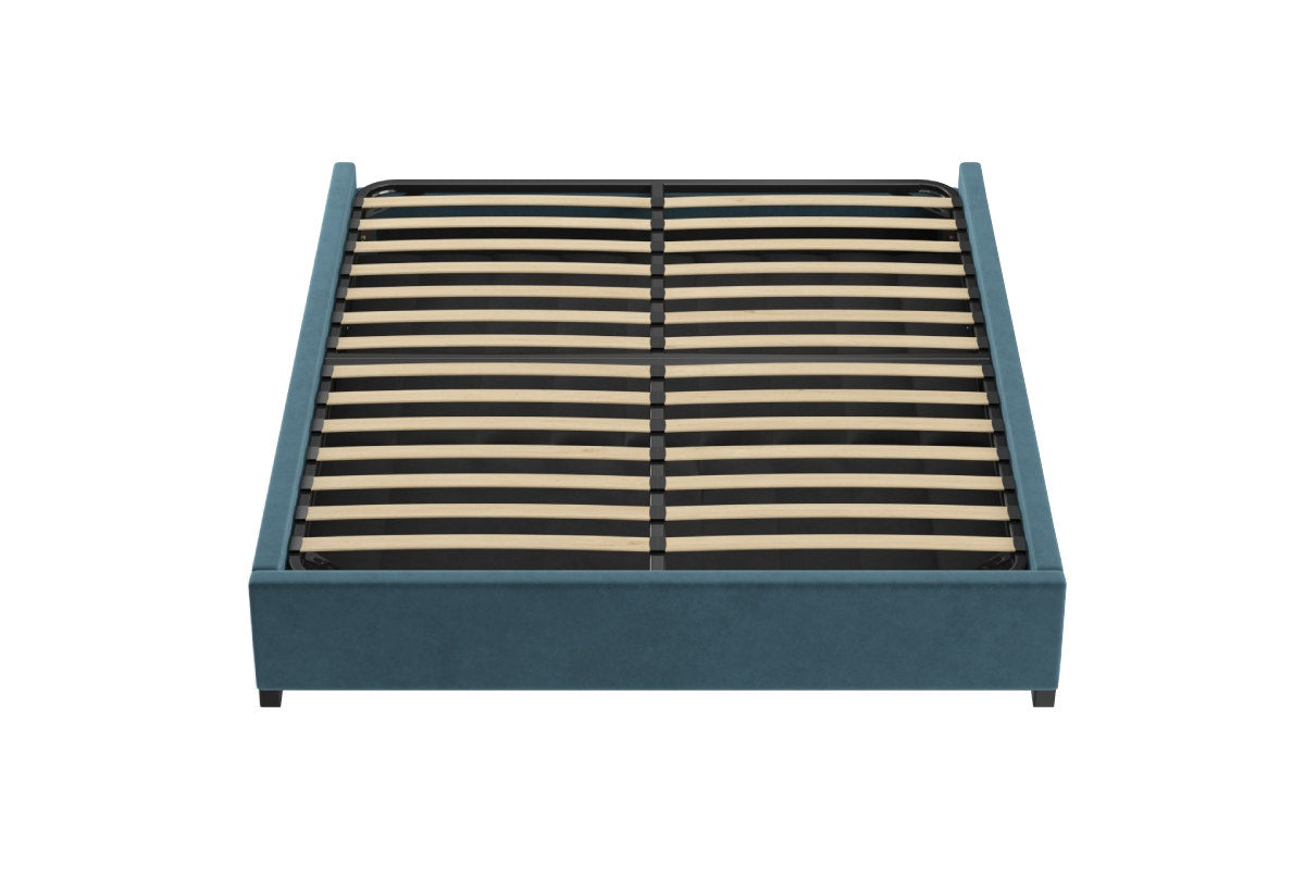 Brosa Gaslift Bed Frame (Peacock Teal, King)