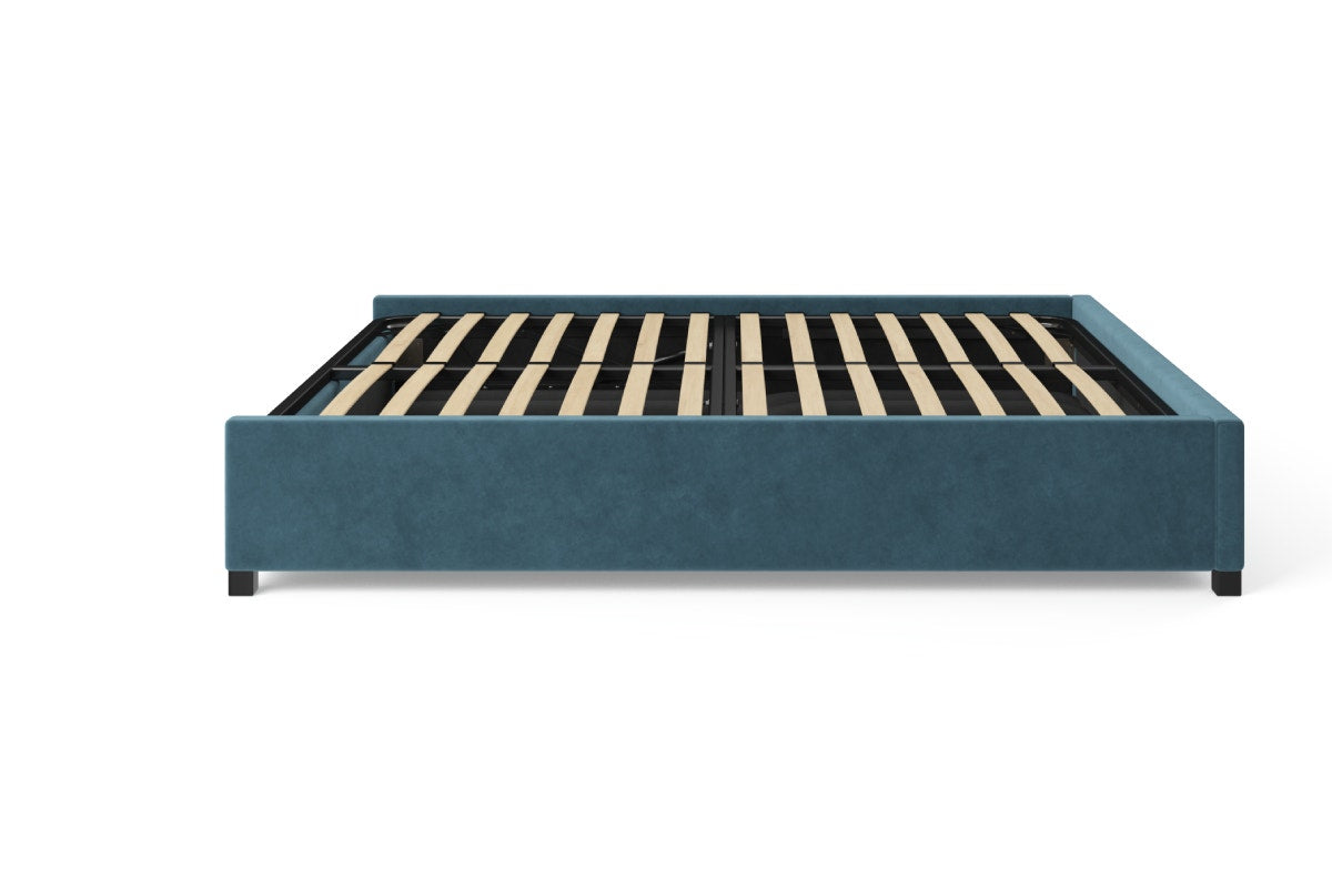 Brosa Gaslift Bed Frame (Peacock Teal, King)