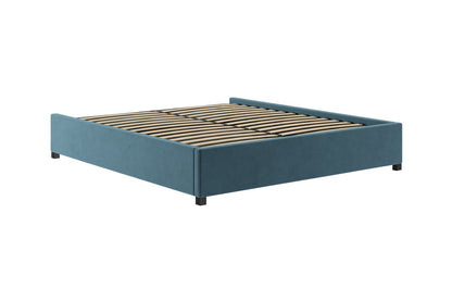 Brosa Gaslift Bed Frame (Peacock Teal, King)