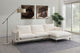 Brosa Jerry 3 Seater Sofa with Chaise (Cream, Right Chaise)