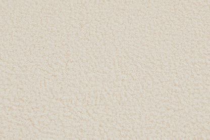 Brosa Linea Teddy Fleece 4 Seater Compressed Corner Sofa (Cream)