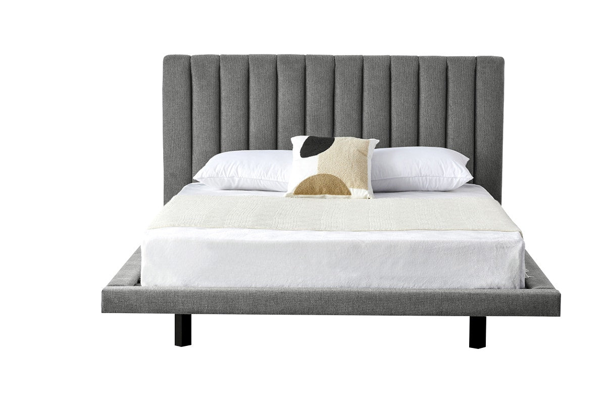 Brosa Luna Floating Bed Frame (Double, Grey)