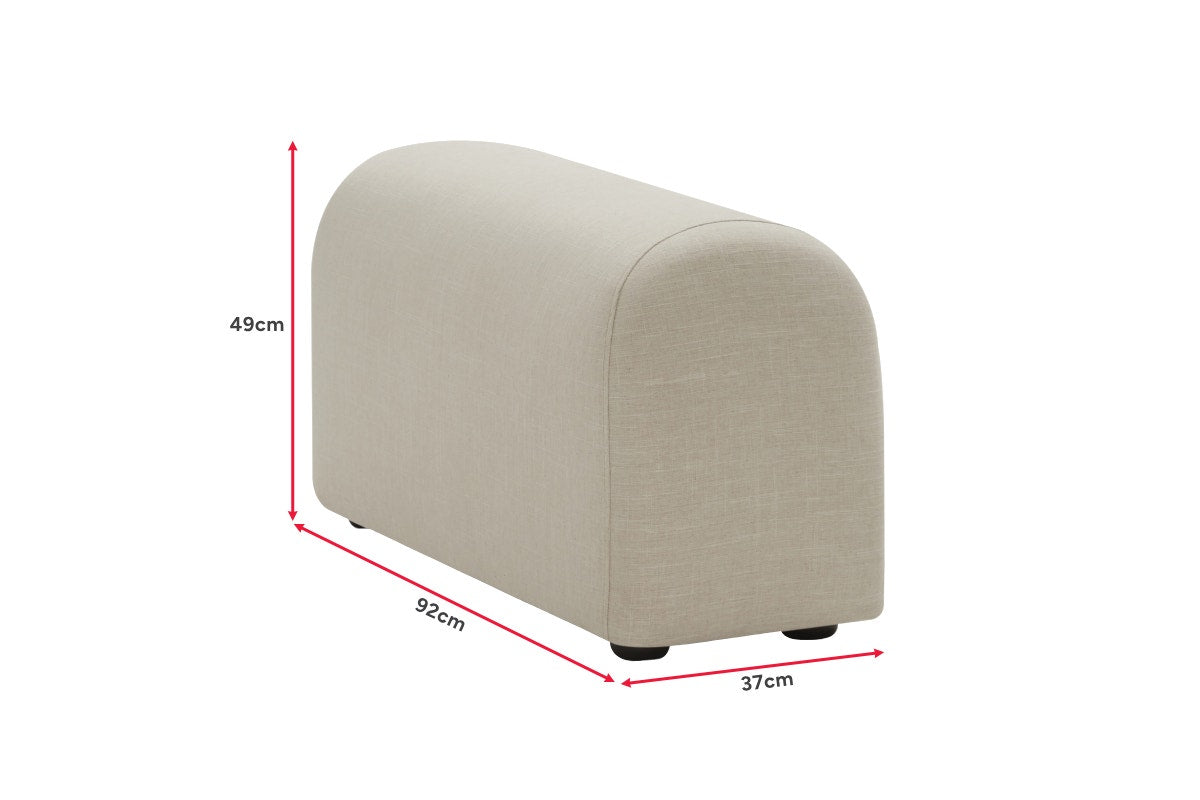 Brosa Memphis Modular Armrest (Cream)