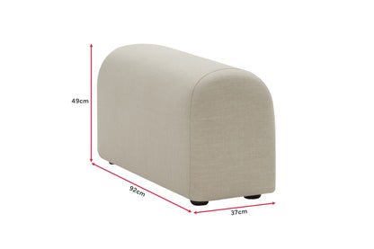 Brosa Memphis Modular Armrest (Cream)