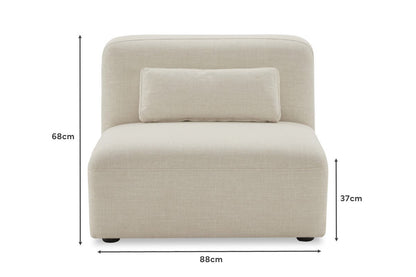 Brosa Memphis Modular Sofa (Cream)