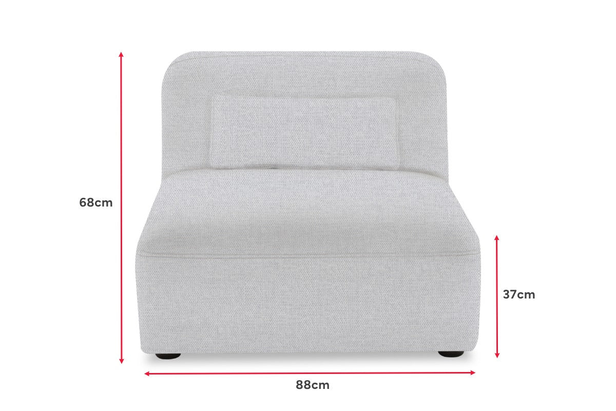 Brosa Memphis Modular Chaise (Grey)