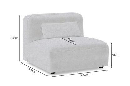Brosa Memphis Modular Sofa (Grey)
