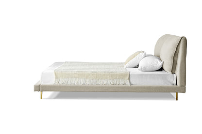 Brosa Noah Duet Bed Frame (Queen, Natural)