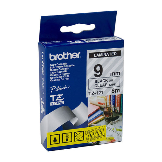 BROTHER TZe121 Labelling Tape | Auzzi Store