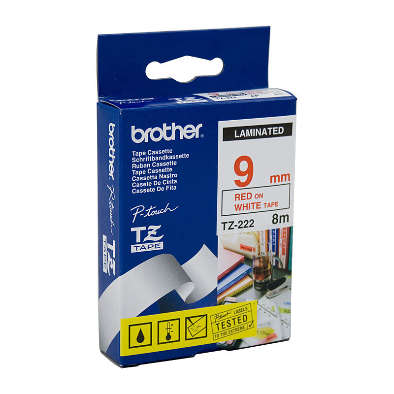 BROTHER TZe222 Labelling Tape | Auzzi Store