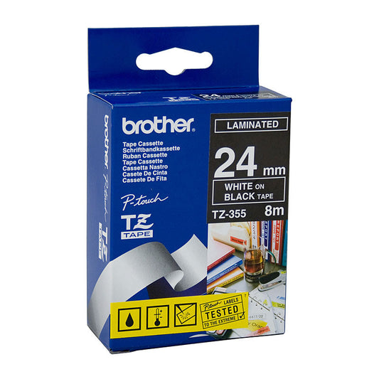 BROTHER TZe355 Labelling Tape | Auzzi Store