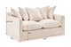 Brosa Palermo 2 Seater Sofa (Classic Cream)