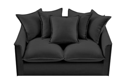 Brosa Palermo 2 Seater Sofa (Night Black)