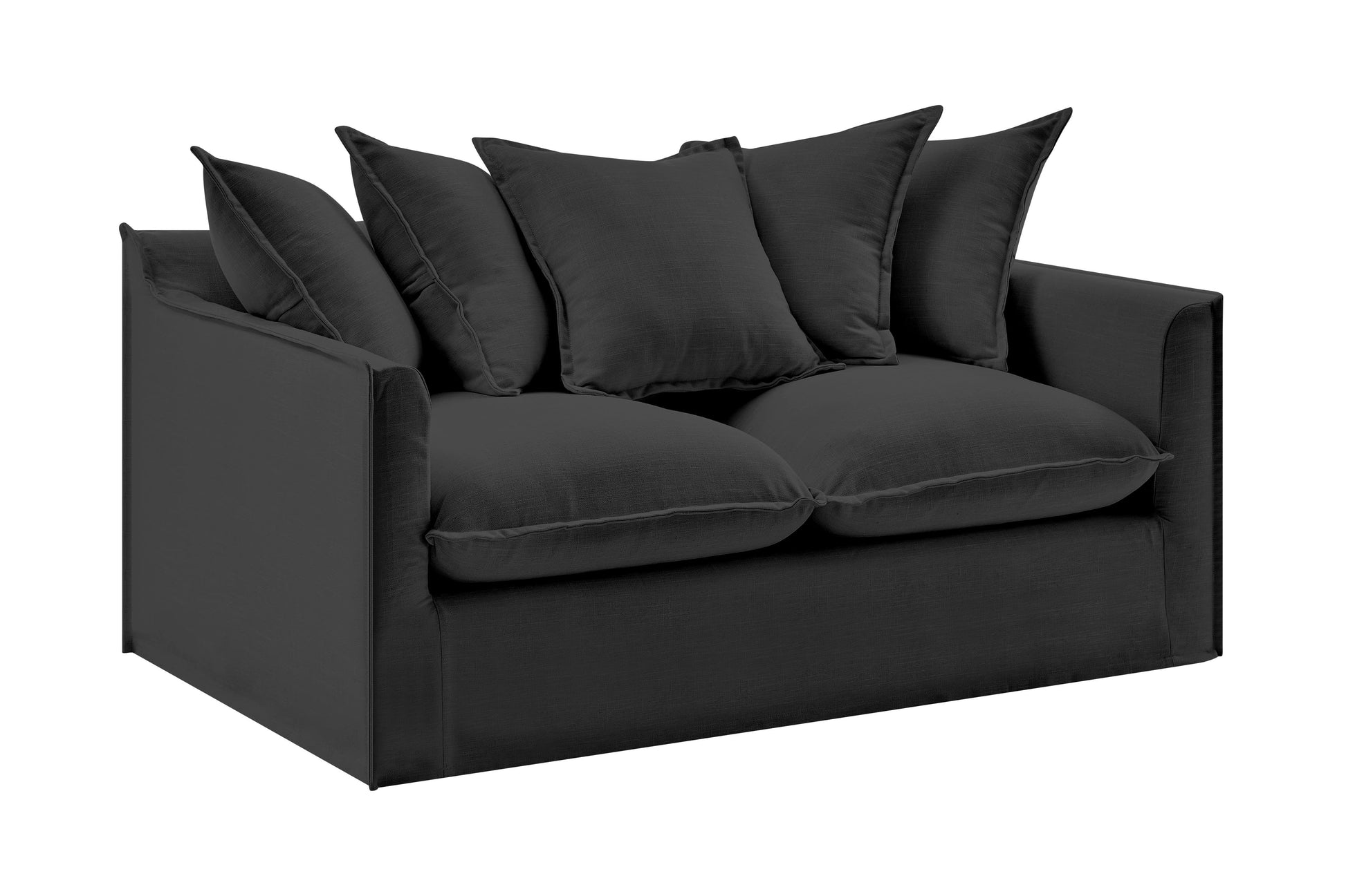 Brosa Palermo 2 Seater Sofa (Night Black)