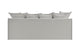 Brosa Palermo 3 Seater Sofa Bed (Grey)