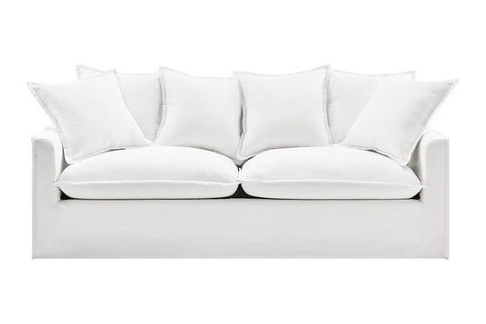 Brosa Palermo 3 Seater Sofa Bed (White)