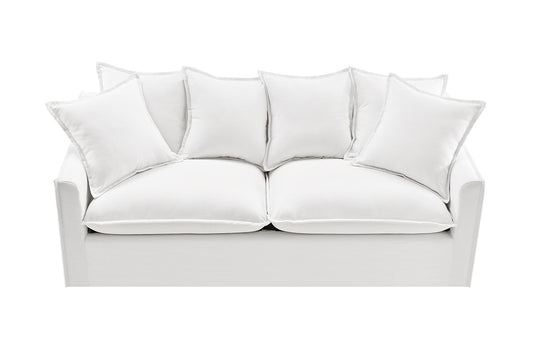 Brosa Palermo 3 Seater Sofa Bed (White)