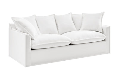 Brosa Palermo 3 Seater Sofa Bed - White