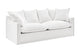 Brosa Palermo 3 Seater Sofa Bed (White)