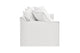 Brosa Palermo 3 Seater Sofa Bed (White)