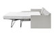 Brosa Palermo 3 Seater Modular Sofabed with Left Chaise (Grey)
