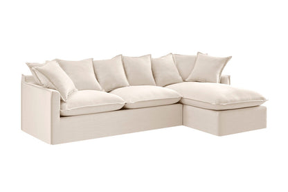 Brosa Palermo 3 Seater Modular Sofabed with Right Chaise (Classic Cream)