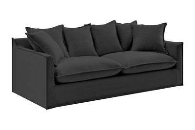 Brosa Palermo 3 Seater Sofas Night Black