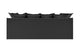Brosa Palermo 3 Seater Sofa (Night Black)