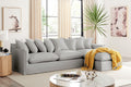 Brosa Palermo 3 Seater Modular Sofa with Right Chaise - Grey